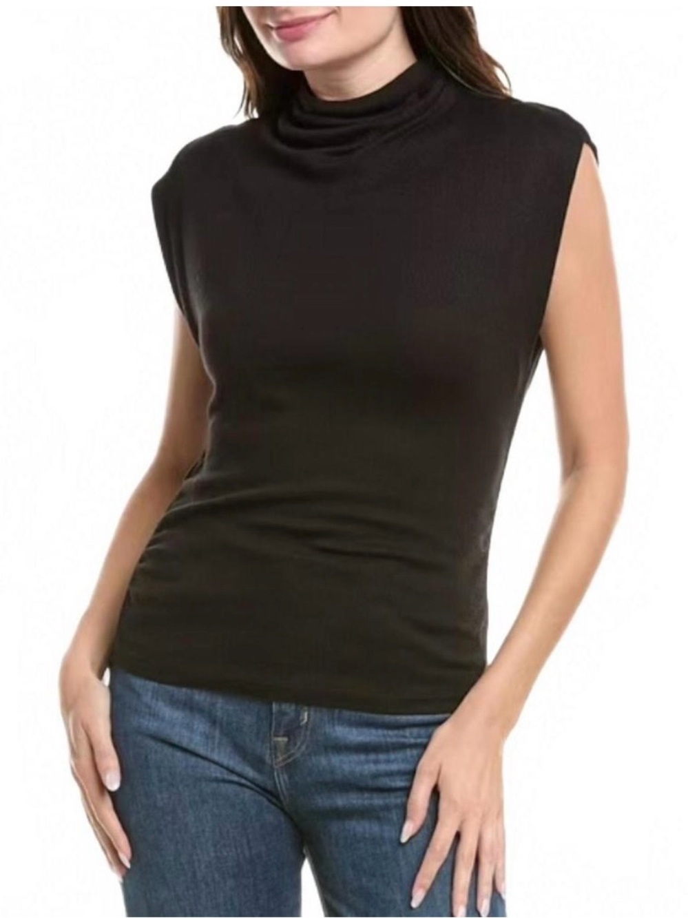 Michael Stars Reese Power Shoulder Top